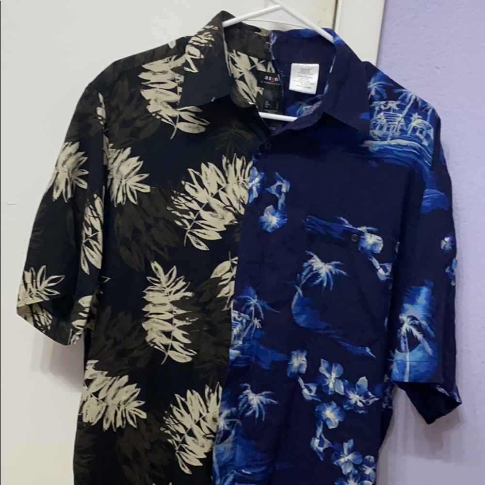 Button up Mismatched Shirt